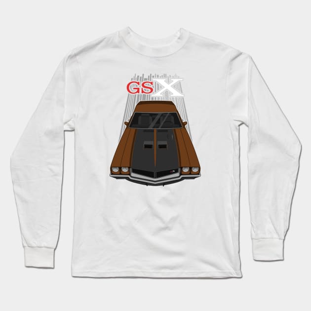 Skylark GSX 2nd gen Brown Long Sleeve T-Shirt by V8social